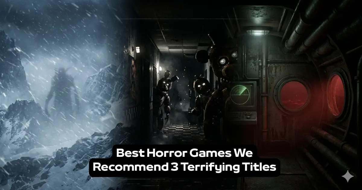 Best Horror Games We Recommend 3 Terrifying Titles